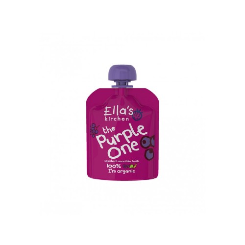 Miniaturka artykułu - #0 Ella's Kitchen BIO PURPLE ONE Puree owocowe z czarną porzeczką, 5x90g