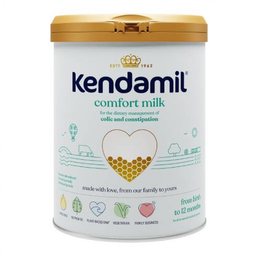 Miniaturka artykułu - #0 Kendamil Comfort, 800 g - do kontrolowanej diety w przypadku zaparć i kolki u dzieci