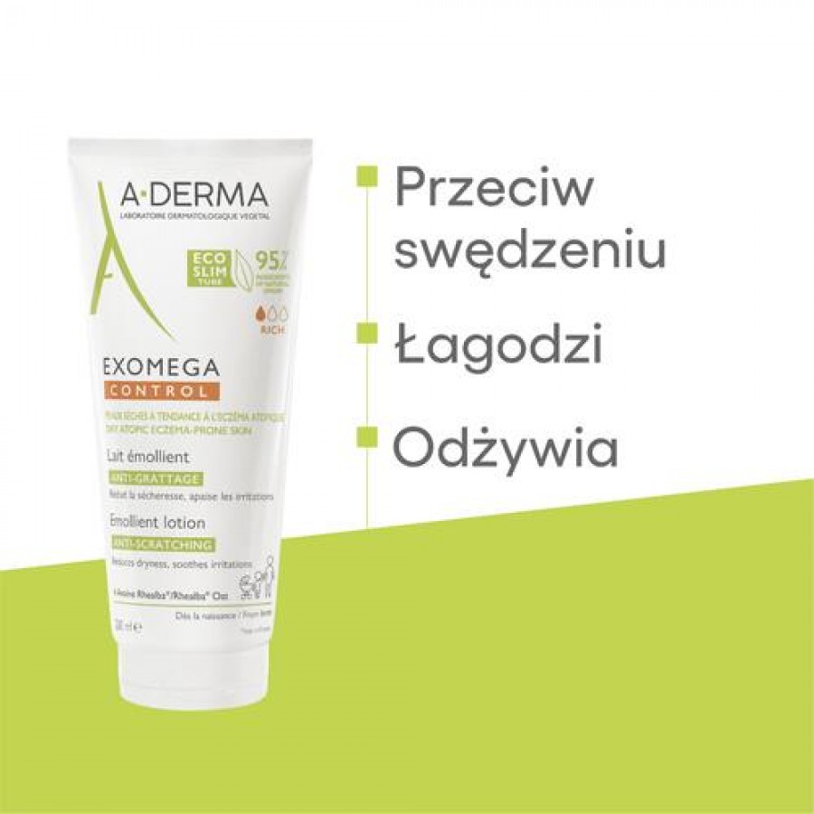 Zdjęcie produktu - 1 A-DERMA EXOMEGA Control Mleczko emolient, 200ml