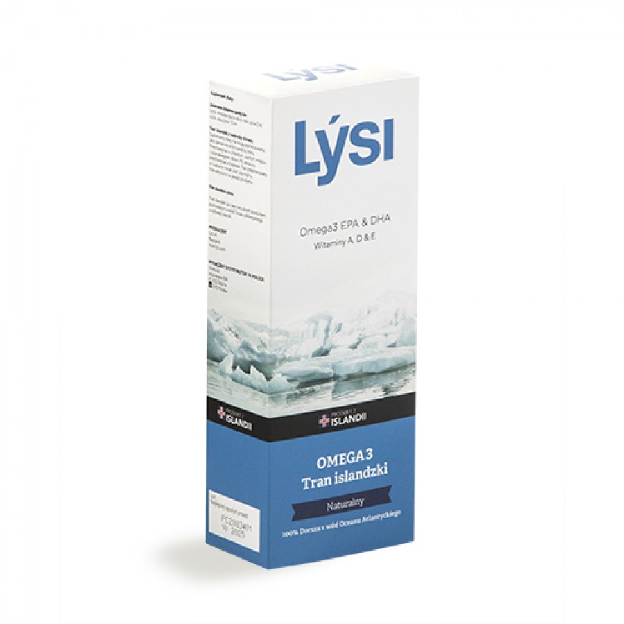 Miniaturka artykułu - #0 LYSI Tran islandzki Naturalny, 240ml