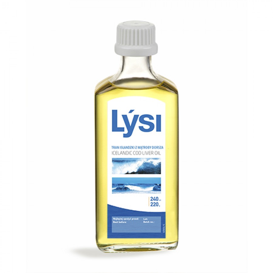 Miniaturka artykułu - #1 LYSI Tran islandzki Naturalny, 240ml