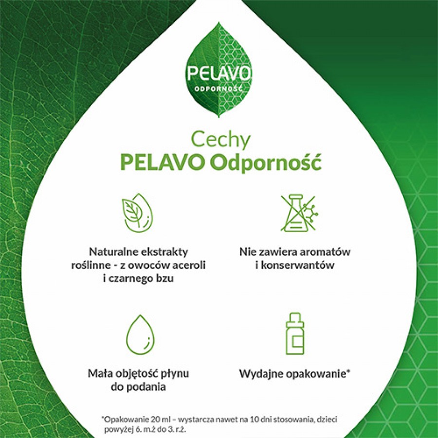 Miniaturka artykułu - #1 Pelavo Odporność 6+ krople, 20ml  