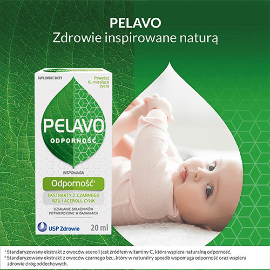 Zdjęcie produktu - 3 Pelavo Odporność 6+ krople, 20ml  