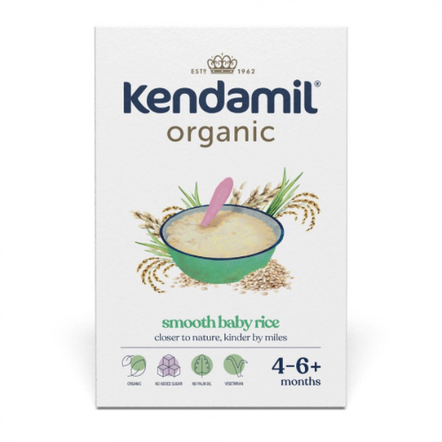 Miniaturka artykułu - #0 Kendamil BIO Bezmleczna kaszka ryżowa, 120g