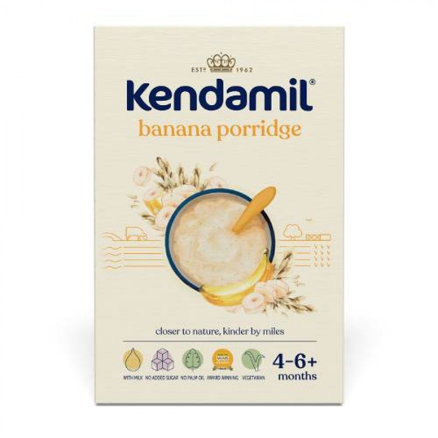 Miniaturka artykułu - #0 Kendamil Mleczna kaszka z bananem, 150g