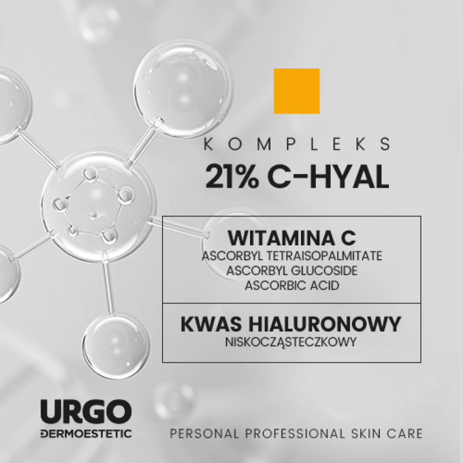 Zdjęcie produktu - 2 URGO DERMOESTETIC C-Vitalize Serum rewitalizująco-rozświetlające 21% C-HYAL, 30ml