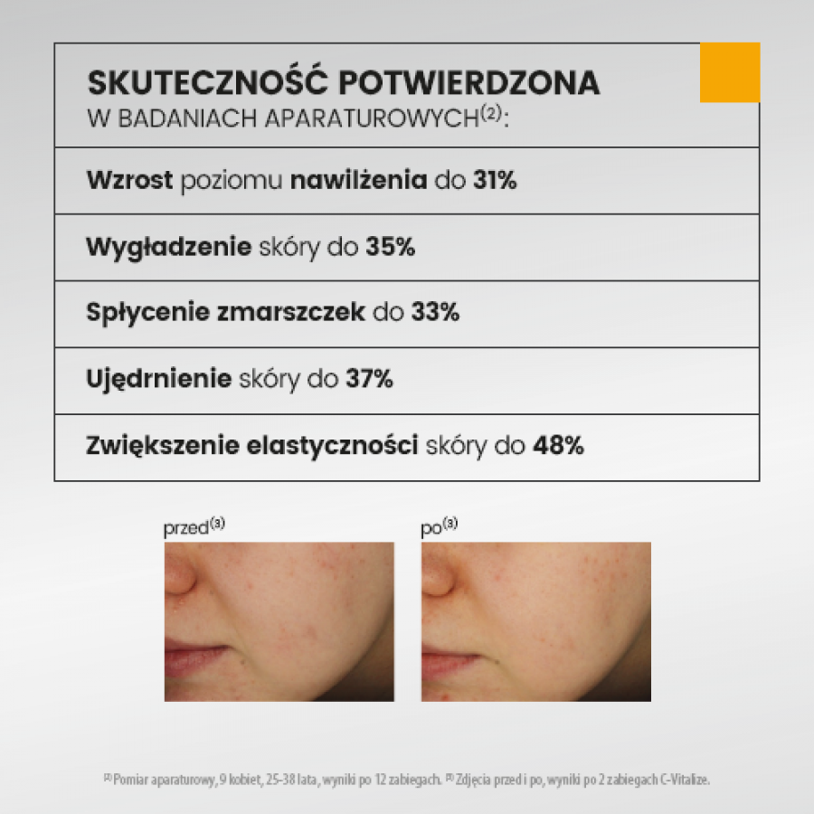 Miniaturka artykułu - #1 URGO DERMOESTETIC C-Vitalize Rewitalizująco-rozświetlający Zestaw Zabiegowy C-HYAL: Korundowy peeling aktywujący 50ml + Ampułka z serum 4x1ml + Maska do twarzy, szyi i dekoltu 4x2,5ml