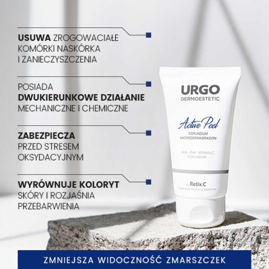 Zdjęcie produktu - 1 URGO DERMOESTETIC Active Peel Mikrodermabrazja korundowa, 50ml