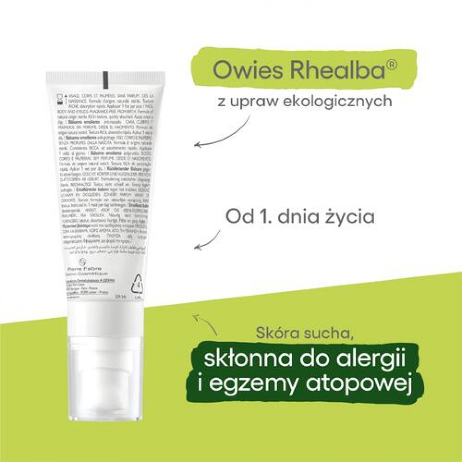 Zdjęcie produktu - 3 A-DERMA Exomega Allergo Emollient Balm Balsam, 40ml