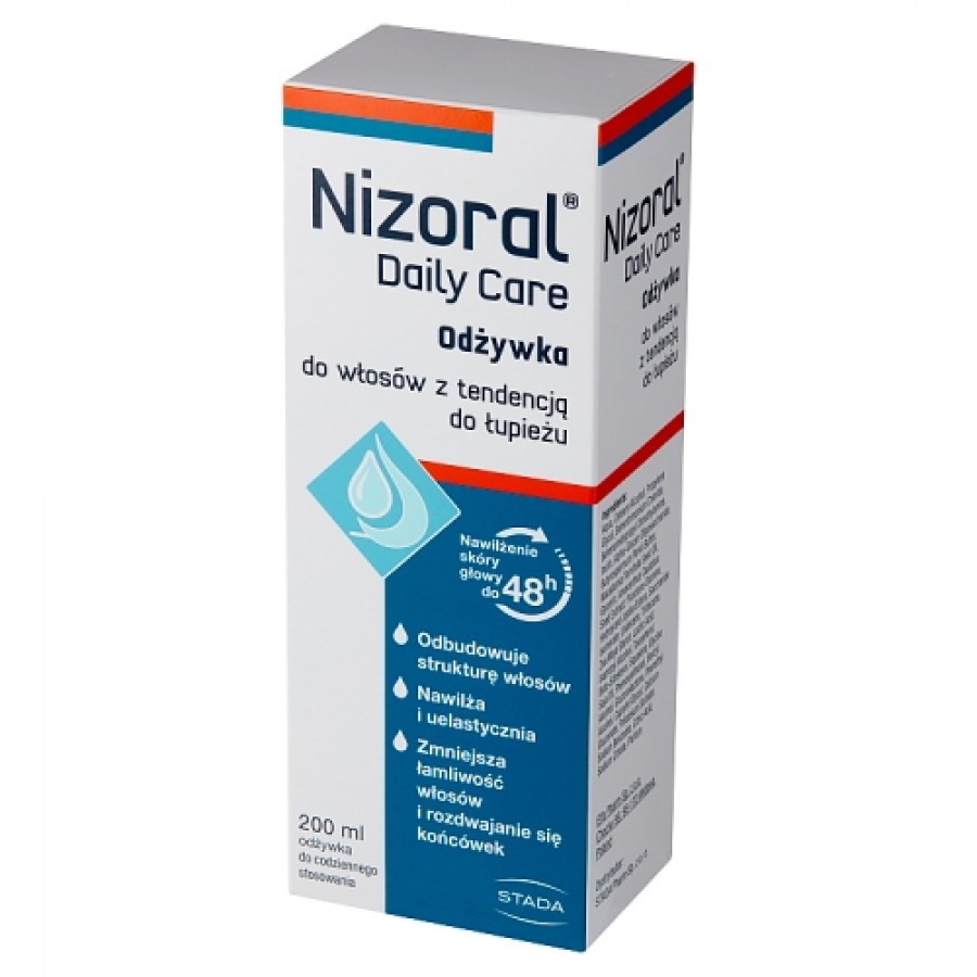 Miniaturka artykułu - #1 NIZORAL Daily Care odżywka do włos&oacute;w z tendencją do łupieżu, 200ml