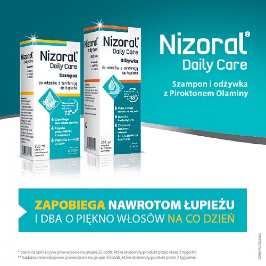 Zdjęcie produktu - 6 NIZORAL Daily Care odżywka do włos&oacute;w z tendencją do łupieżu, 200ml