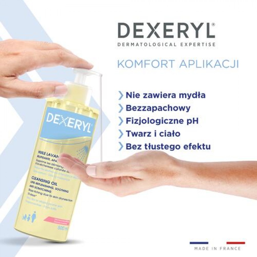 Miniaturka artykułu - #0 Dexeryl Olejek pod prysznic, 500ml