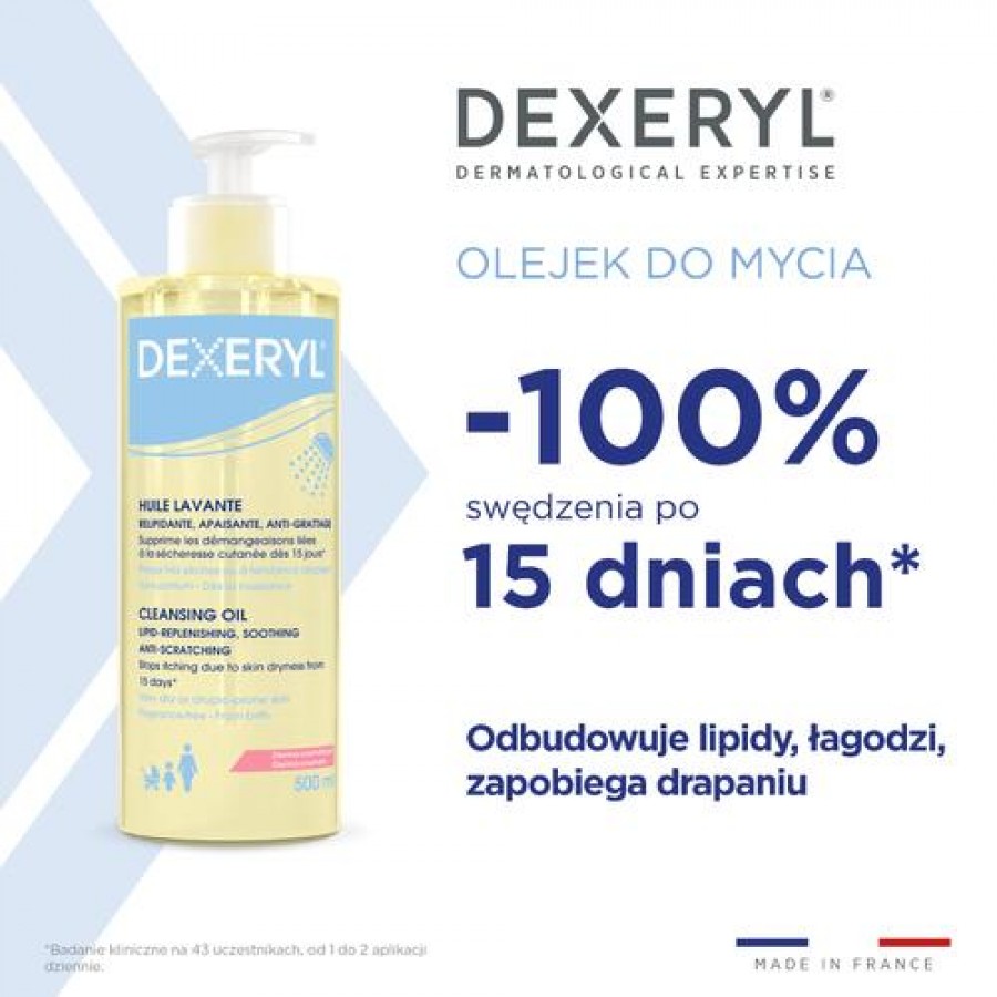 Zdjęcie produktu - 2 Dexeryl Olejek pod prysznic, 500ml