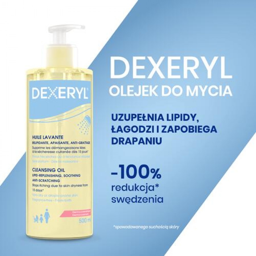 Zdjęcie produktu - 3 Dexeryl Olejek pod prysznic, 500ml