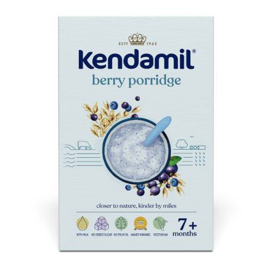 Miniaturka artykułu - #0 Kendamil Mleczna kaszka z owocami leśnymi, 150g