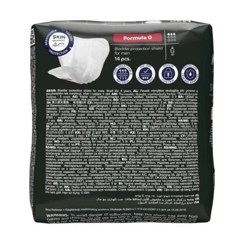 Miniaturka artykułu - #0 ABENA MAN Formula 0 Premium Wkłady anatomiczne, 14 szt.