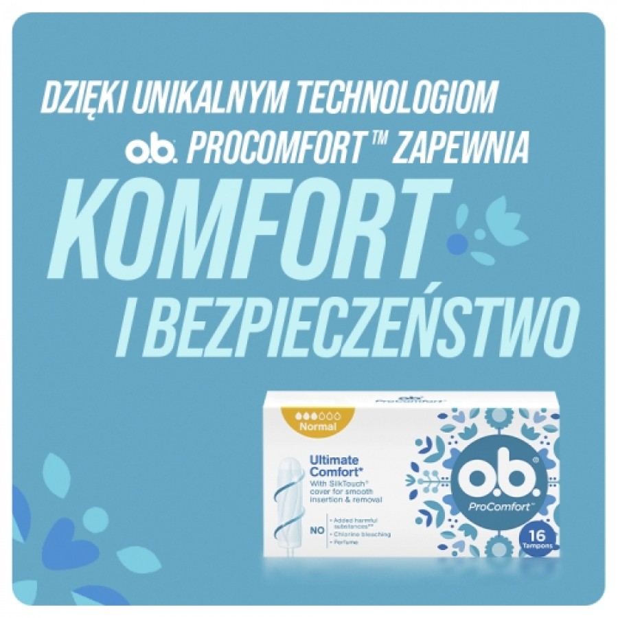 Zdjęcie produktu - 4 O.B. ProComfort Mini Tampony, 8 szt.