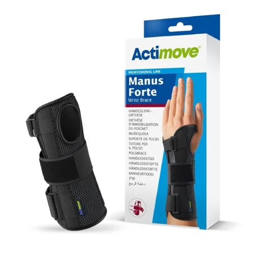 Miniaturka artykułu - #1 Actimove Professional Line Orteza nadgarstka rozmiar XS (lewa) czarny, 1szt.