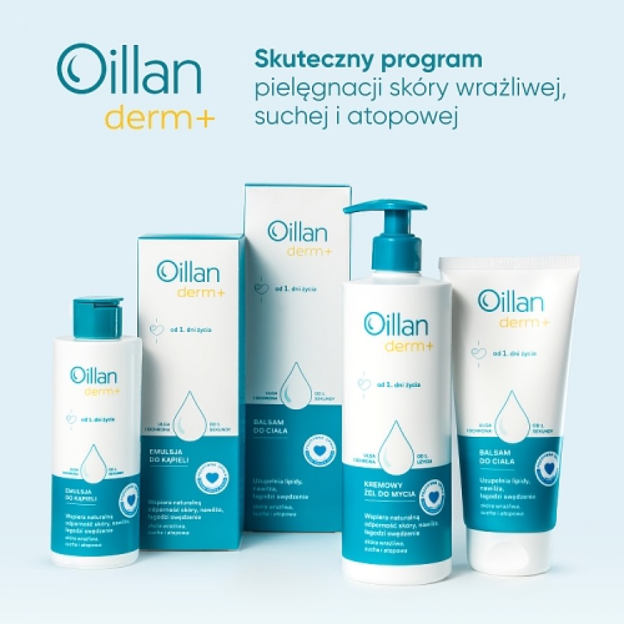 Zdjęcie produktu - 3 OILLAN Derm+ Krem-Koncentrat do rąk od 1. dni życia, 75ml