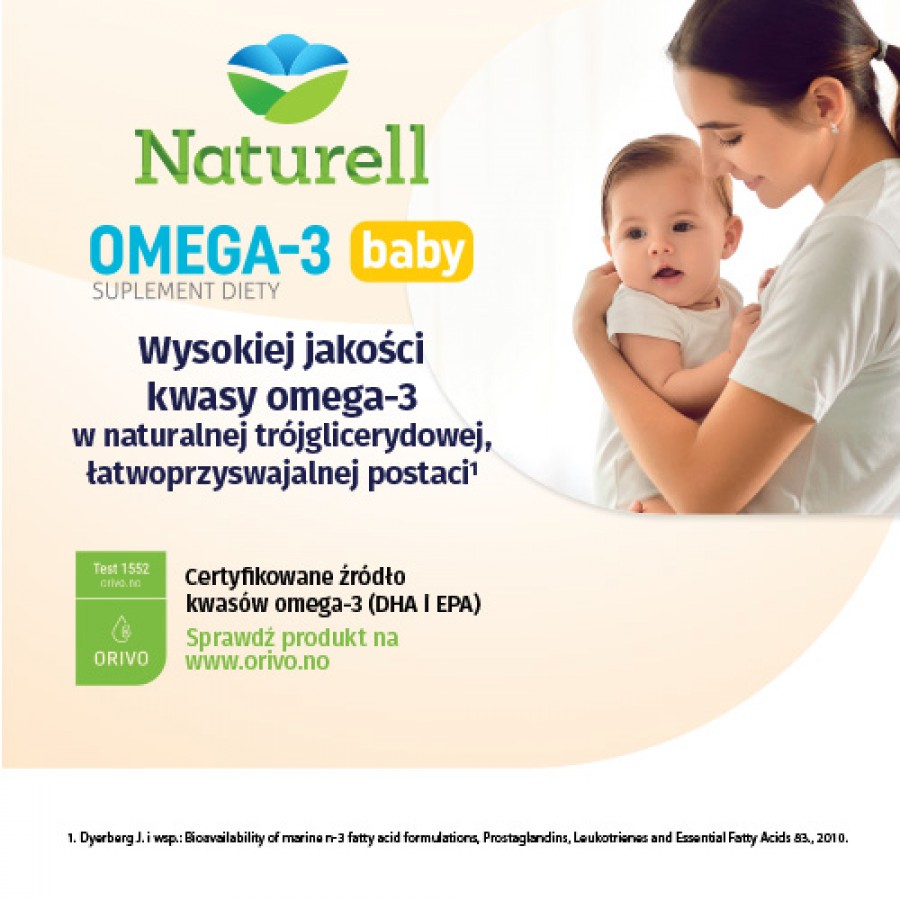 Zdjęcie produktu - 3 Naturell Omega 3 baby, 40 kaps.