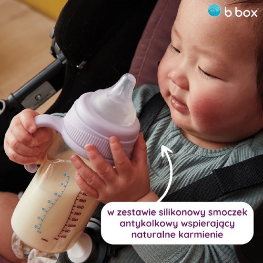 Zdjęcie produktu - 3 B.BOX Butelka do karmienia niemowląt (piwonia), 240ml