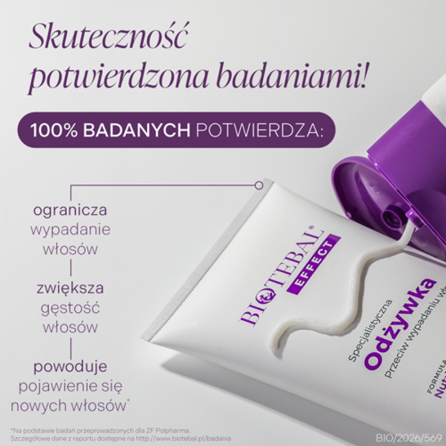 Zdjęcie produktu - 2 BIOTEBAL EFFECT Specjalistyczna odżywka przeciw wypadaniu włos&oacute;w, 200ml