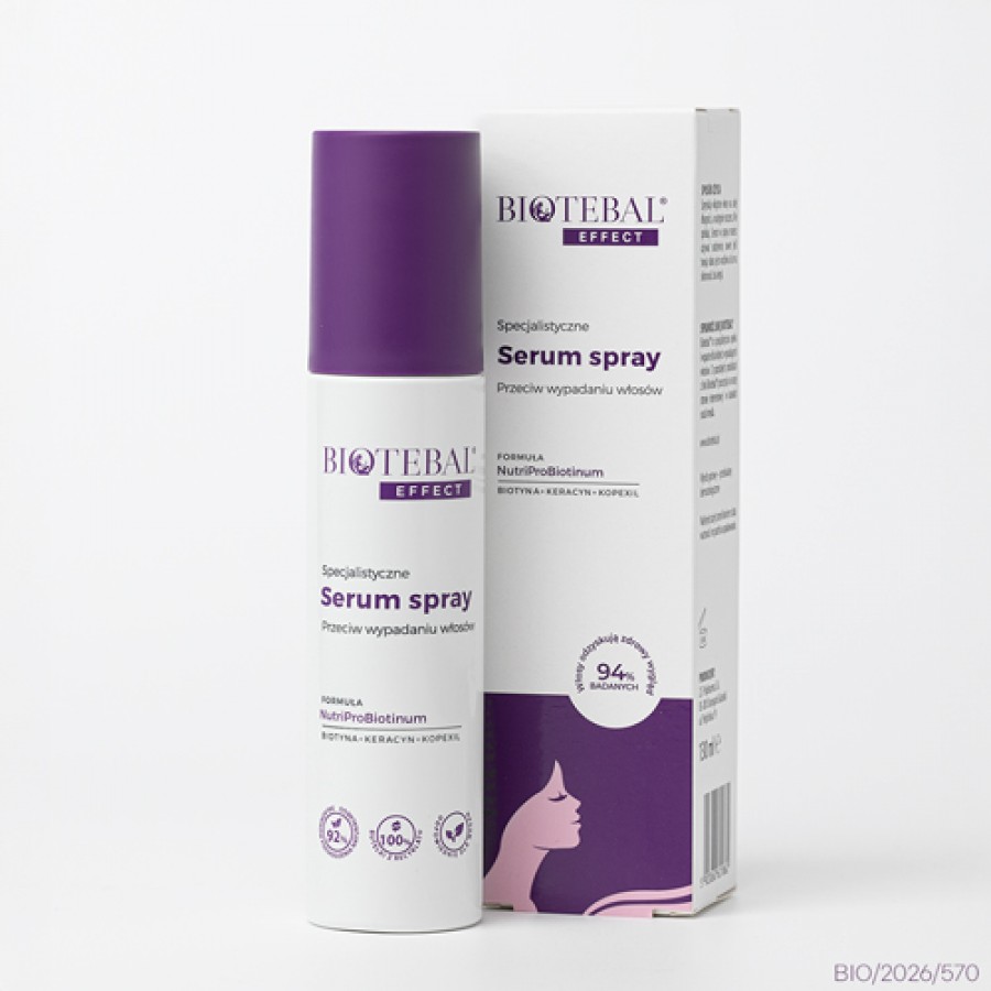 Miniaturka artykułu - #0 BIOTEBAL EFFECT Specjalistyczne serum przeciw wypadaniu włos&oacute;w, 130 ml