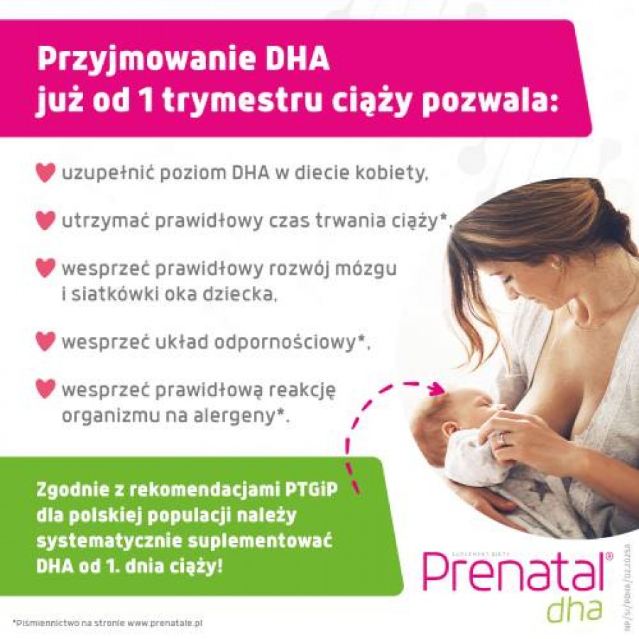 Zdjęcie produktu - 3 Prenatal DHA (kwasy omega &ndash; 3: DHA + EPA) &ndash; w ciąży i podczas karmienia piersią, 30 kapsułek 