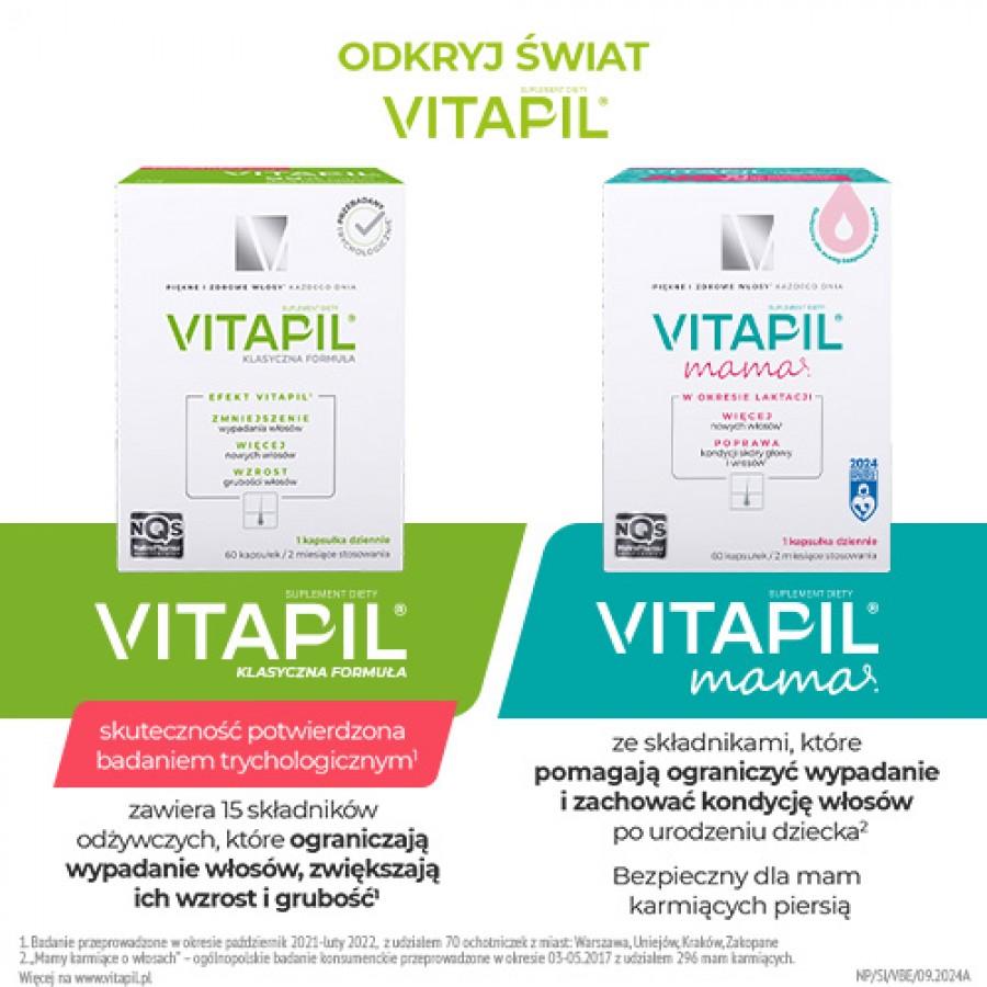 Zdjęcie produktu - 4 VITAPIL&reg; beauty &ndash; na gładkie i lśniące włosy, 30 kapsułek