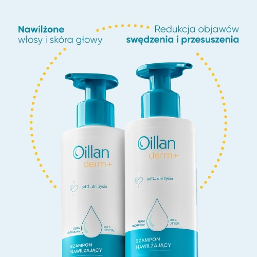 Zdjęcie produktu - 2 OILLAN Derm+ Szampon nawilżający, 180ml