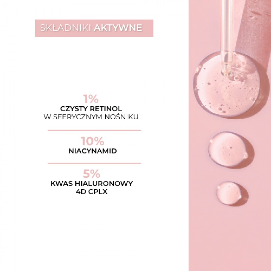 Zdjęcie produktu - 4 L'BIOTICA Estetic Clinic Meso Treatment Wygładzająco-modelujący dermo zabieg Serum na noc, 30ml