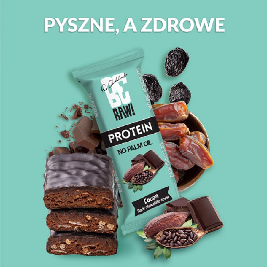 Zdjęcie produktu - 1 BeRAW Protein Baton proteinowy 26% Raw Cococa, 40 g
