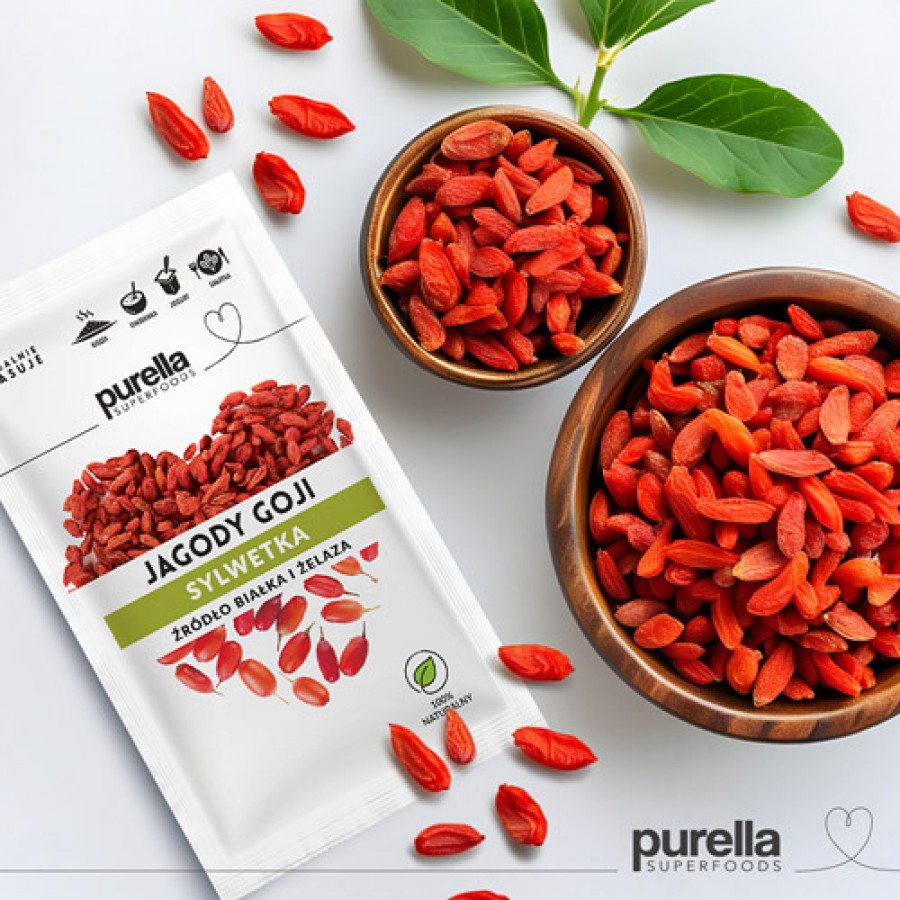 Zdjęcie produktu - 3 PURELLA Jagody Goji suszone, 45g