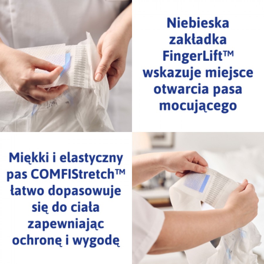 Miniaturka artykułu - #0 TENA Pieluchomajtki ProSkin Flex Plus XL, 30szt.