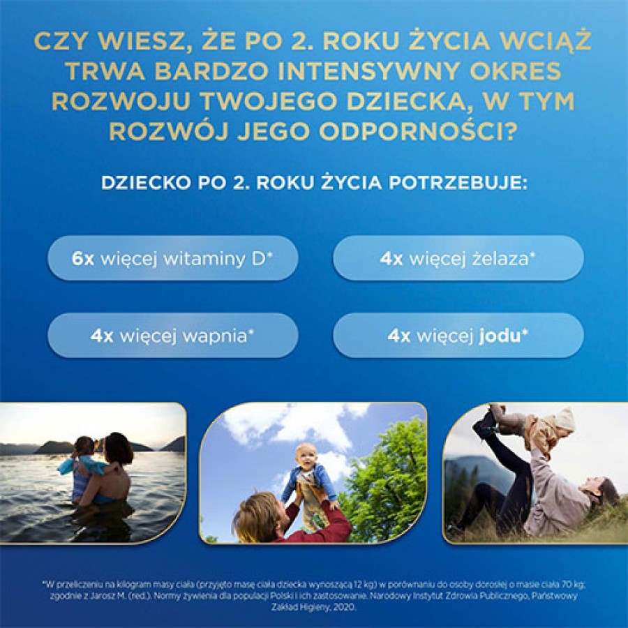 Miniaturka artykułu - #1 Bebilon 5 Advance Pronutra Junior Formuła na bazie mleka dla przedszkolaka, 1000 g (2 x 500 g)