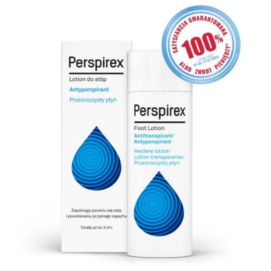 Miniaturka artykułu - #0 PERSPIREX Foot Lotion Antyperspirant do st&oacute;p, 100ml