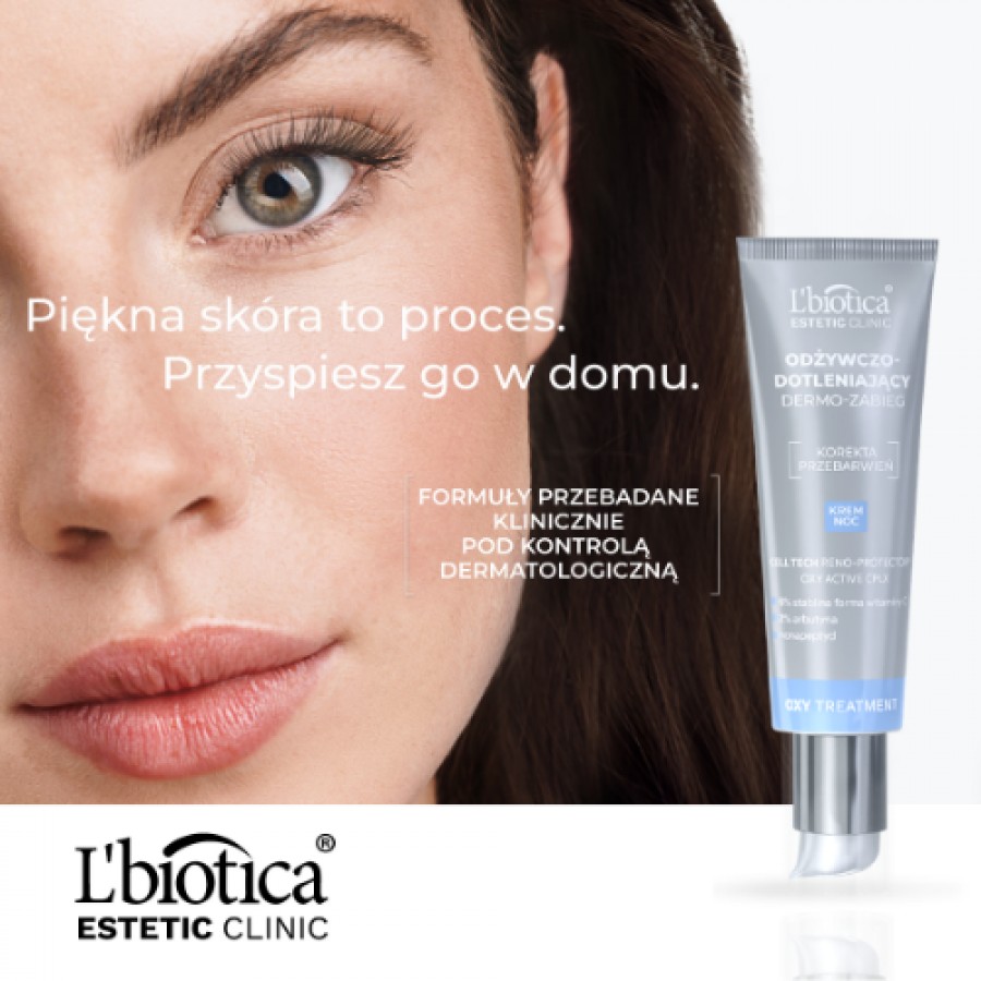 Zdjęcie produktu - 0 L'BIOTICA Estetic Clinic Oxy Treatment Odżywczo-dotleniający Dermo-zabieg - krem na noc, 35ml 