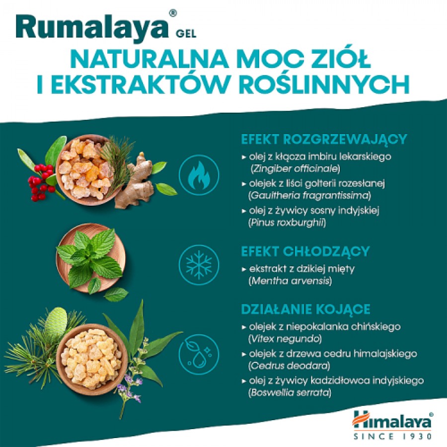 Zdjęcie produktu - 2 HIMALAYA RUMALAYA Żel kojący, 50g