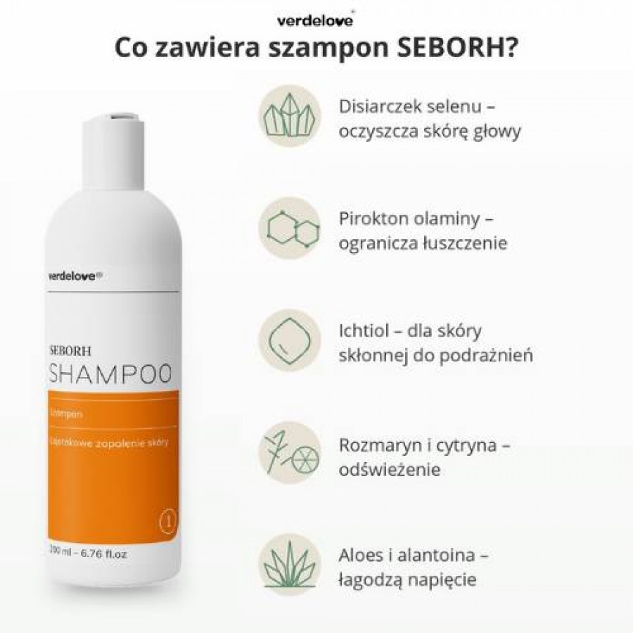 #3 – SEBORH Szampon do łojotokowej sk&oacute;ry głowy, 200ml