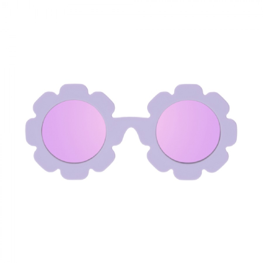 Miniaturka artykułu - #0 Babiators Okulary przeciwsłoneczne z polaryzacją FLOWER IRRESISTIBLE IRIS LAVENDER MIRRORED LENS 0-2 lata P-FWR503-S