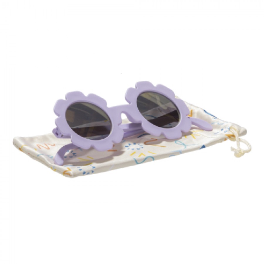 Miniaturka artykułu - #1 Babiators Okulary przeciwsłoneczne z polaryzacją FLOWER IRRESISTIBLE IRIS LAVENDER MIRRORED LENS 3-5 lat P-FWR503-M