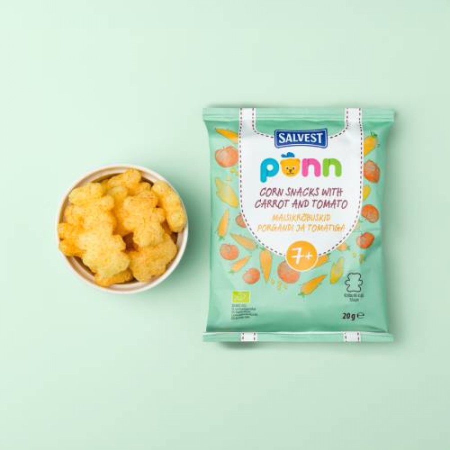 Miniaturka artykułu - #1 SALVEST P&Otilde;NN BIO Chrupki pomidorowe, 20 g 