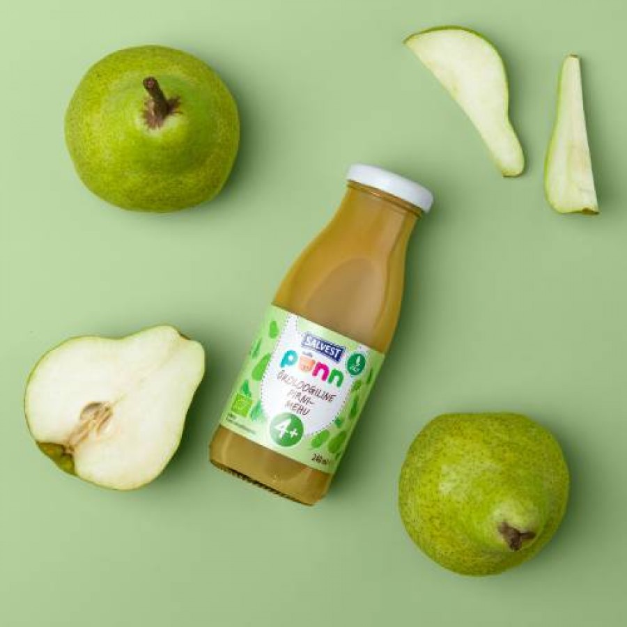 Miniaturka artykułu - #0 SALVEST P&Otilde;NN BIO Sok gruszkowy z miąższem, 240ml