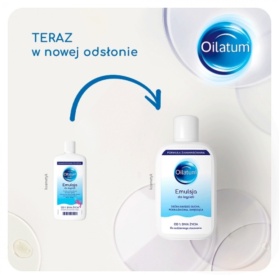 Zdjęcie produktu - 5 OILATUM Formuła Zaawansowana Emulsja do kąpieli, 250ml