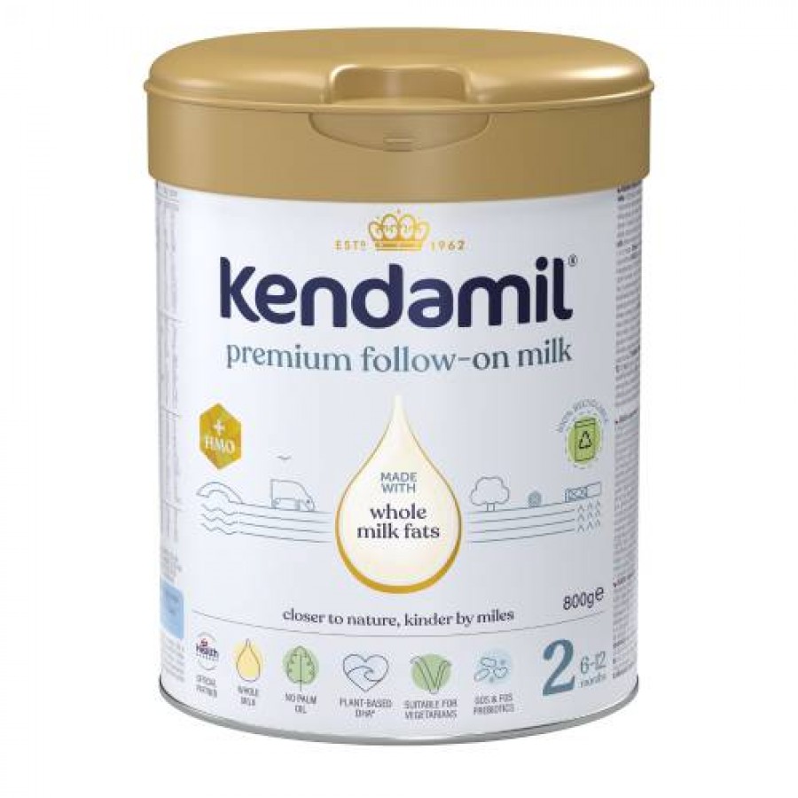 Miniaturka artykułu - #0 Kendamil Premium 2 Mleko następne, 800g