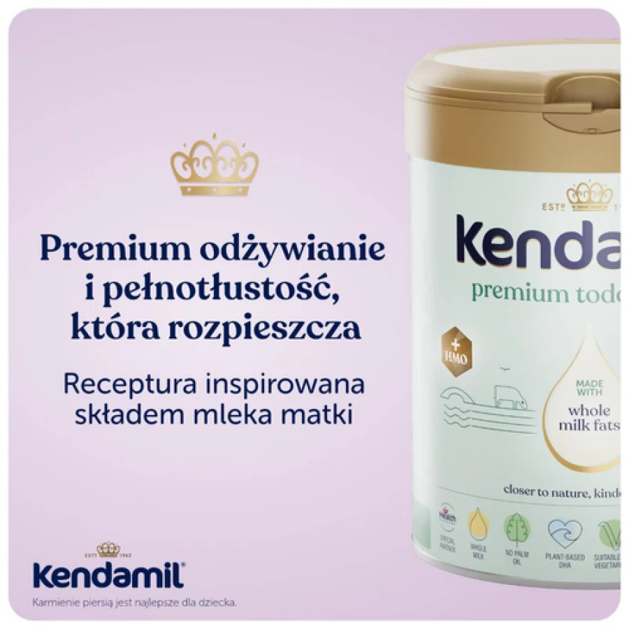 #1 – Kendamil Premium 3 Produkt w proszku na bazie białka krowiego, 800g