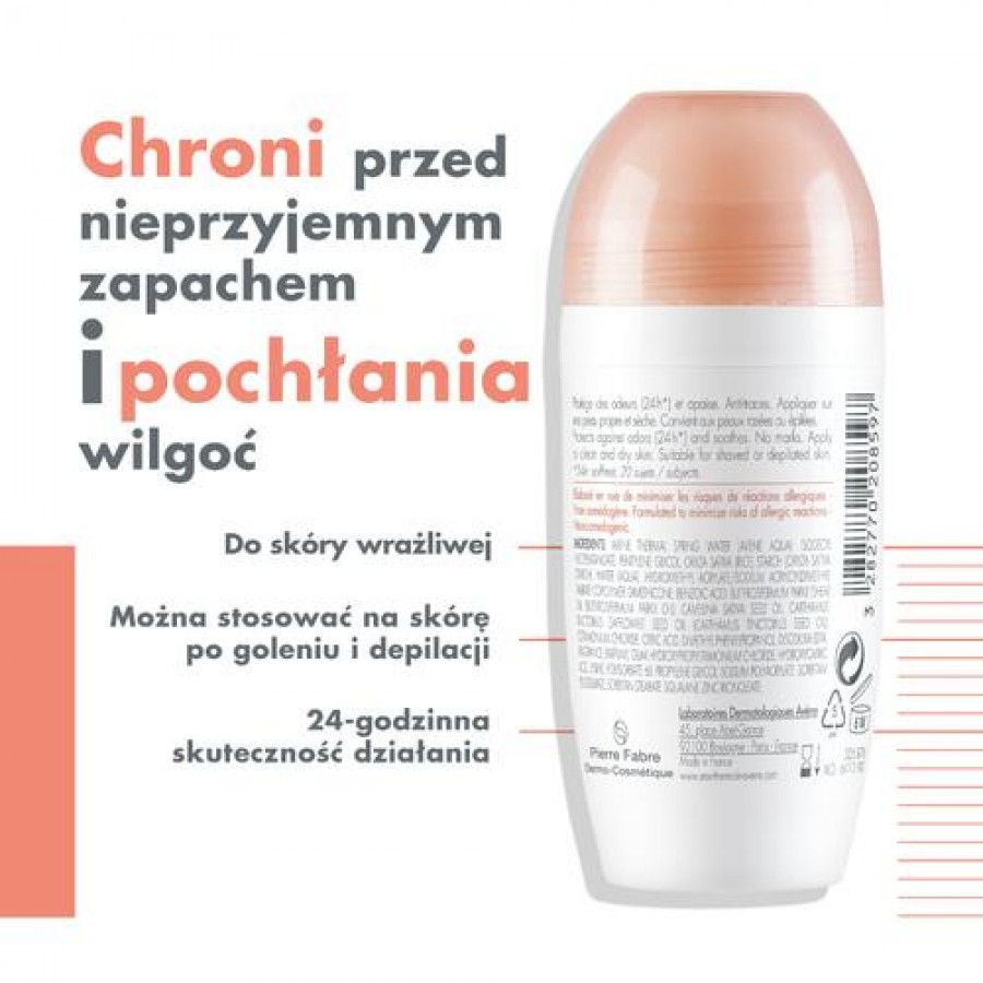 Miniaturka artykułu - #0 AVENE BODY Dezodorant, 50ml