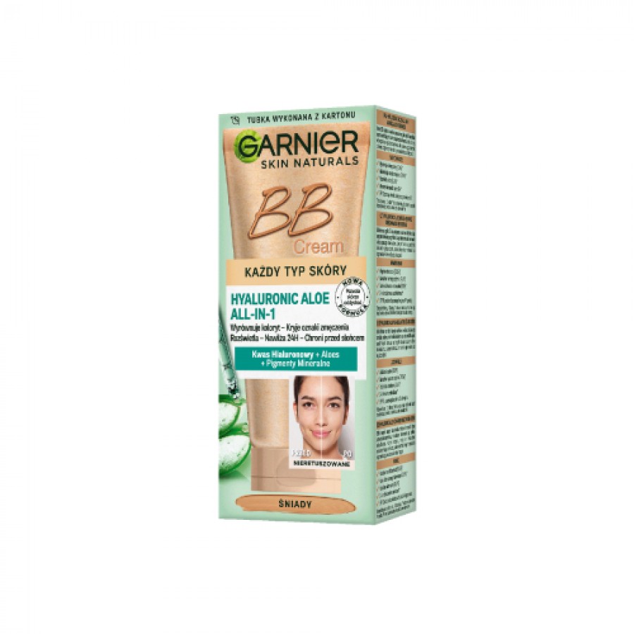 Miniaturka artykułu - #0 GARNIER Skin Naturals Krem BB Medium, 50ml