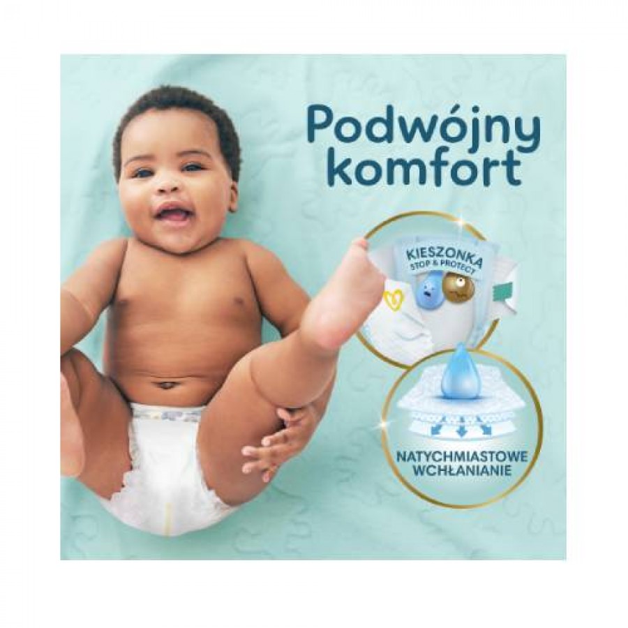 Zdjęcie produktu - 4 Pampers Premium Care Pieluszki, rozmiar 1, 72 sztuk
