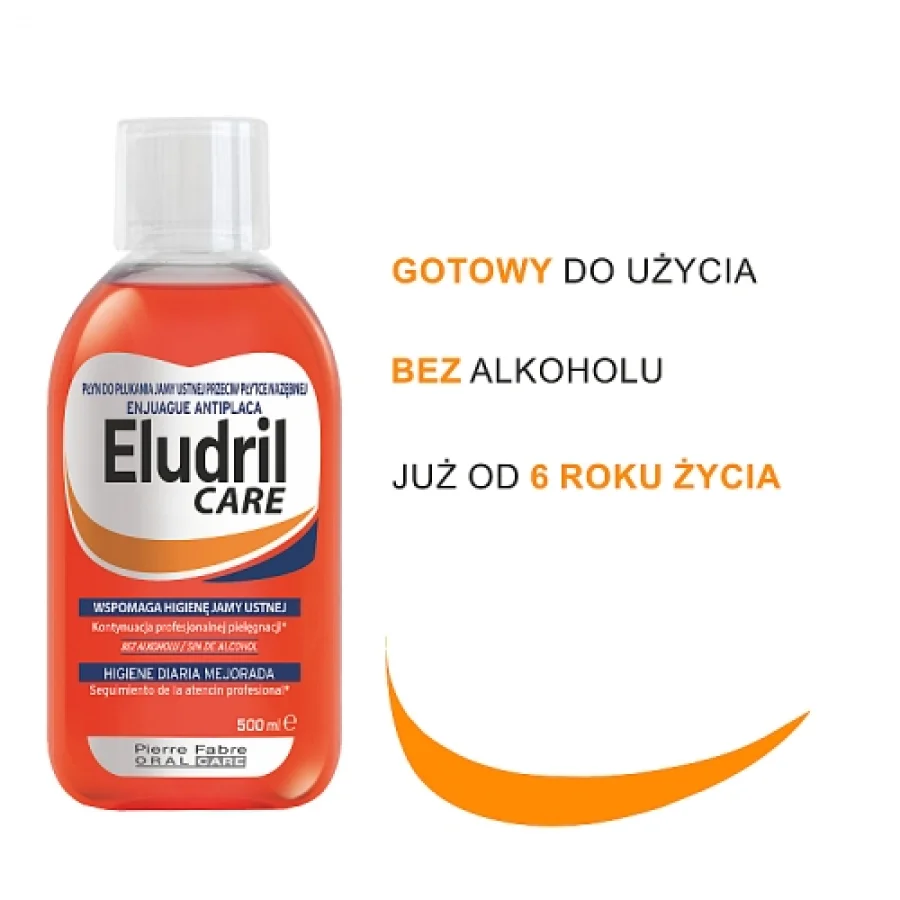 #2 – Zestaw Eludril CARE płyn do płukania jamy ustnej, 2x 500ml